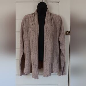 Like New Chloe + Jasmine Tan cardigan ( L )